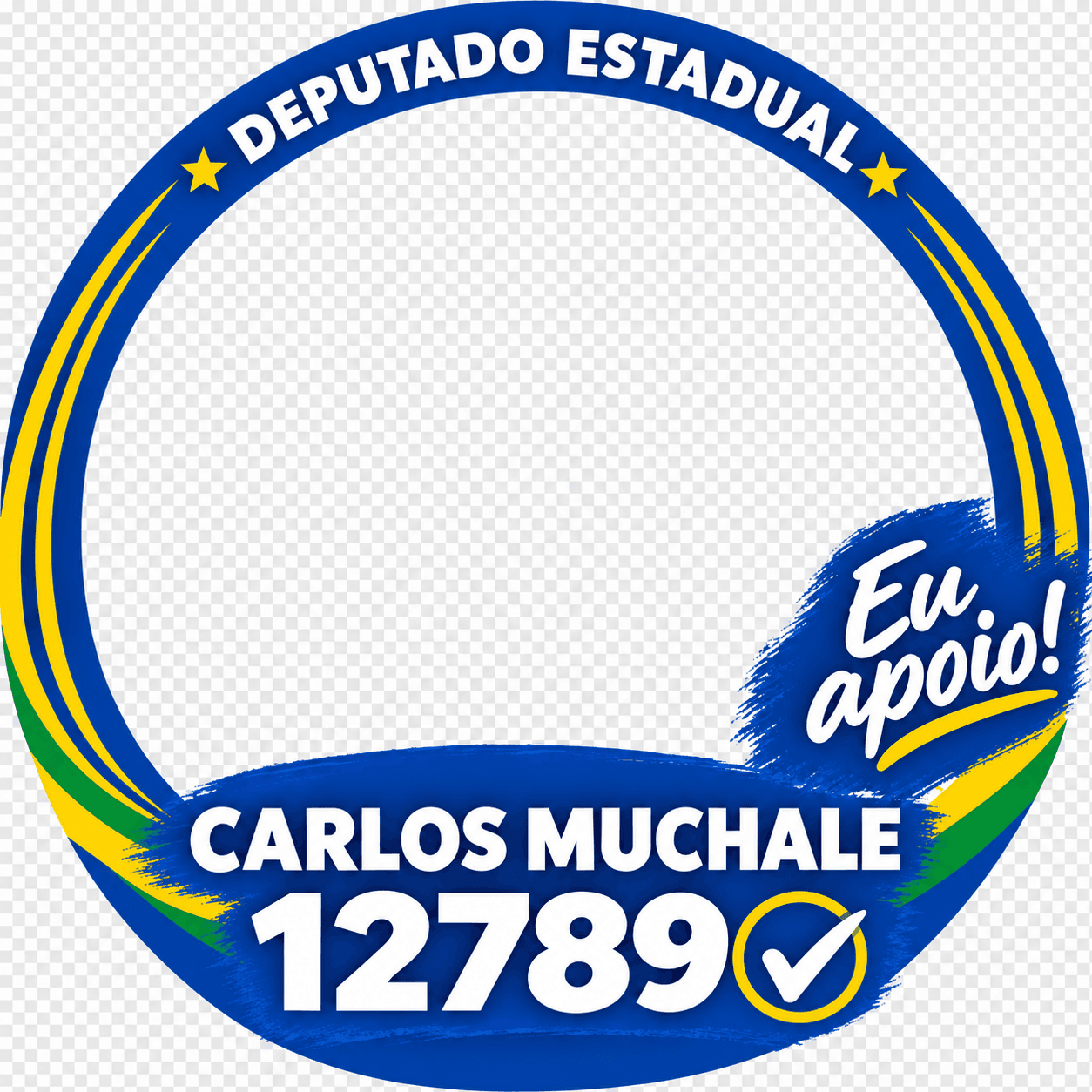 Moldura de Apoie o deputado Carlos muchale
