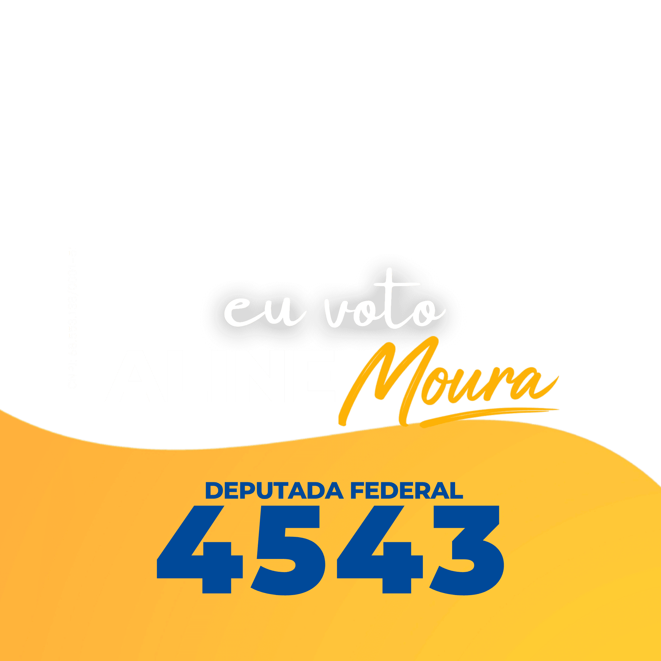 Moldura de Aline Moura 4543 - Deputada Federal
